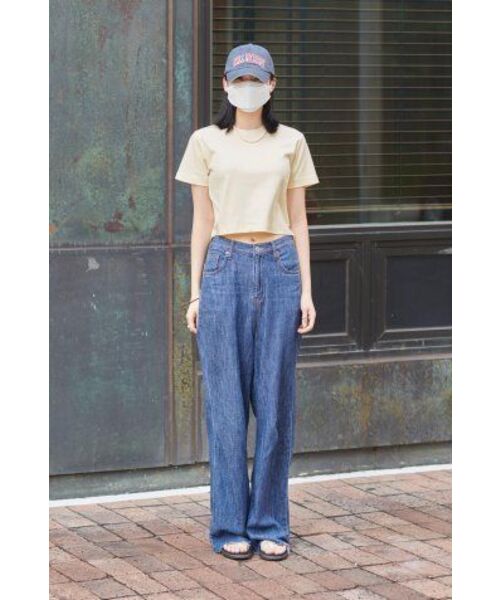 MUSINSA STANDARD WOMAN（ムシンサスタンダードウーマン）の「ウィメンズクルーネッククロップTシャツ[エグレット]（Tシャツ/カットソー・レディース・その他・SMALL/MEDIUM/LARGE/X-LARGE/X-SMALL）」の7枚目の写真