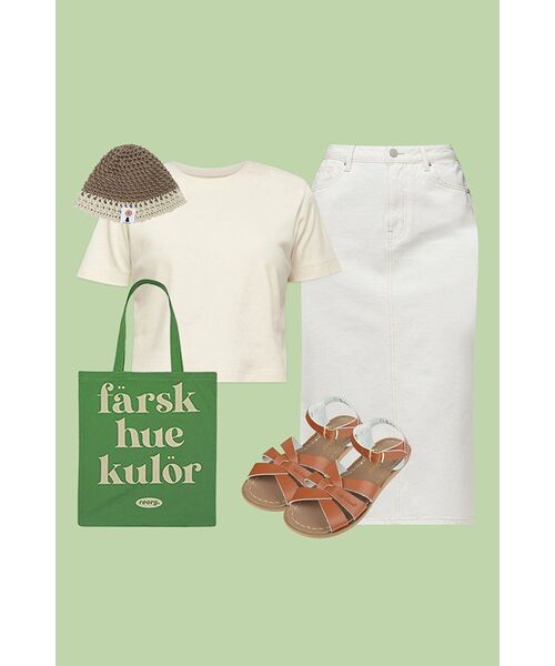 MUSINSA STANDARD WOMAN（ムシンサスタンダードウーマン）の「ウィメンズクルーネッククロップTシャツ[エグレット]（Tシャツ/カットソー・レディース・その他・SMALL/MEDIUM/LARGE/X-LARGE/X-SMALL）」の10枚目の写真