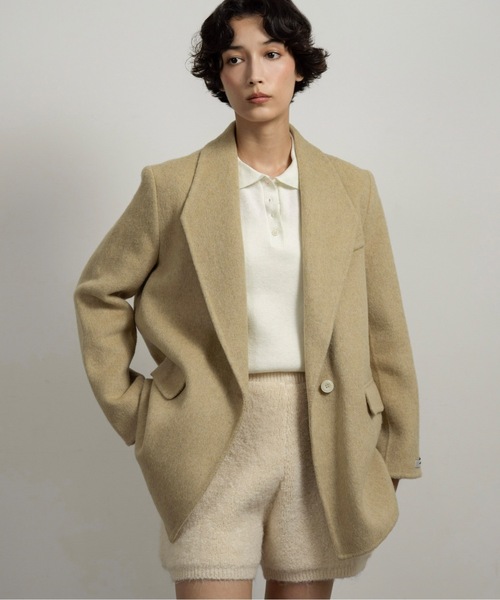 lawgy（ラウジー）の「boa rib short pants / ボアリブショートパンツ（その他パンツ・レディース・グレー/アイボリー・FREE）」の7枚目の写真