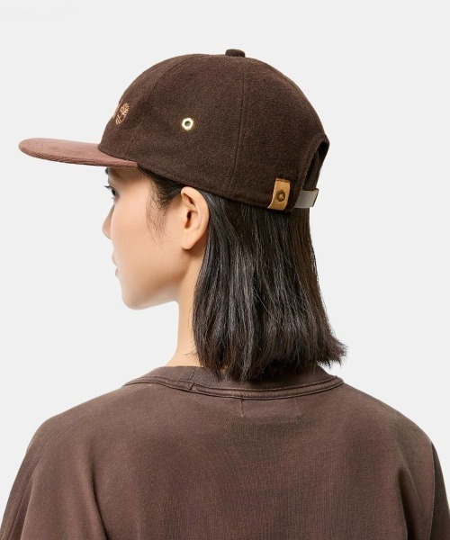 Timberland（ティンバーランド）の「Timberland [TOKYO DESIGN COLLECTIVE] Cord Brim Hat（ティンバーランド [トウキョウ デザイン コレクティブ] コーデュロイ ブリム ハット）（キャップ・メンズ・ブラック系・ONE SIZE）」の6枚目の写真