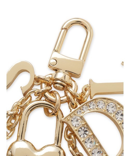 SNIDEL（スナイデル）の「メタルロゴチャーム（キーケース/キーアクセサリー・レディース・ゴールド/マルチ・F）」の5枚目の写真