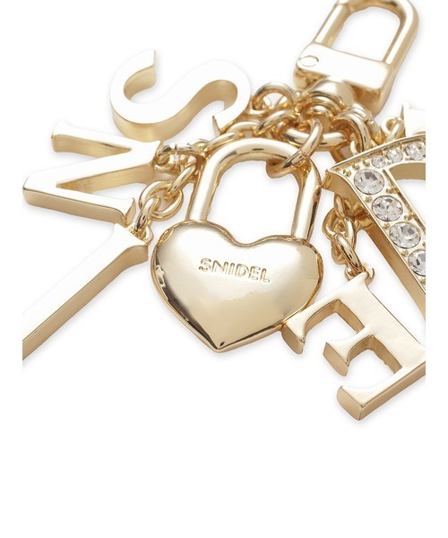 SNIDEL（スナイデル）の「メタルロゴチャーム（キーケース/キーアクセサリー・レディース・ゴールド/マルチ・F）」の7枚目の写真