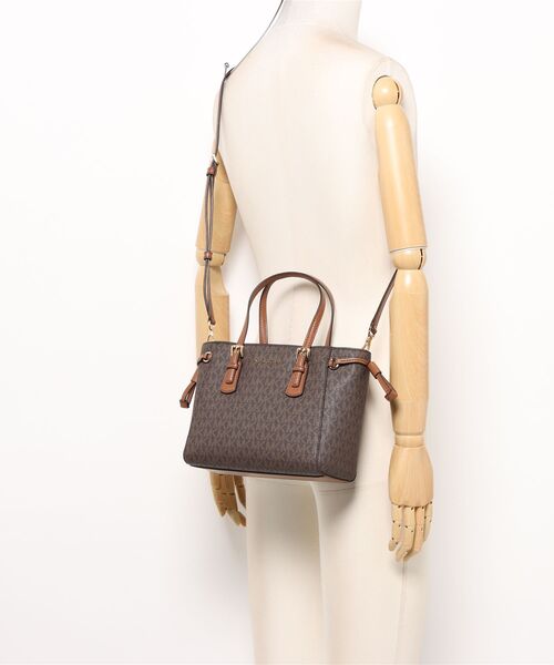 MICHAEL KORS（マイケルコース）の「VOYAGER XS CONV TZ TOTE トートバッグ（トートバッグ・レディース・ブラウン・FREE）」の5枚目の写真