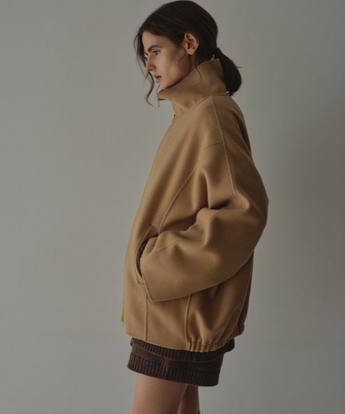 メルトンスタンドネックリバーブルゾン（ブルゾン）｜ETRE TOKYO