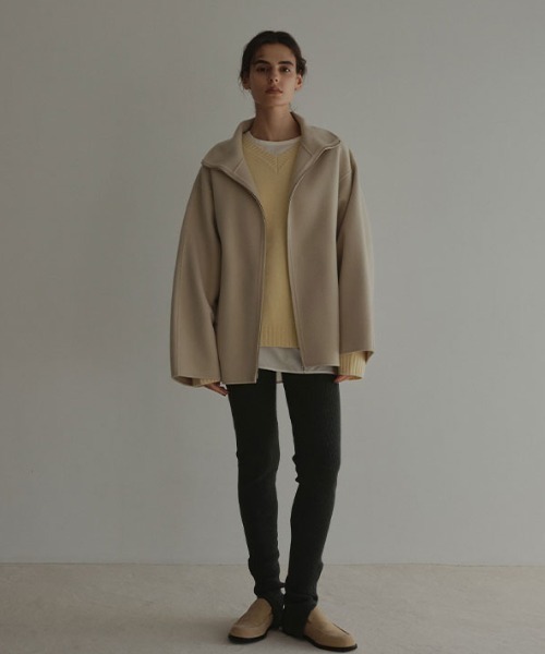 メルトンスタンドネックリバーブルゾン（ブルゾン）｜ETRE TOKYO