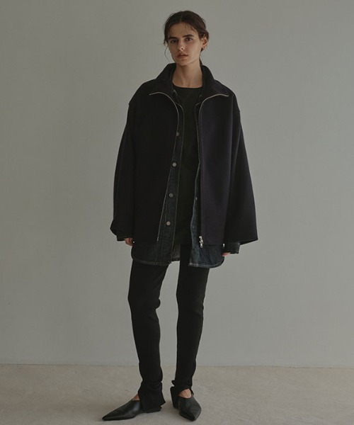 メルトンスタンドネックリバーブルゾン（ブルゾン）｜ETRE TOKYO