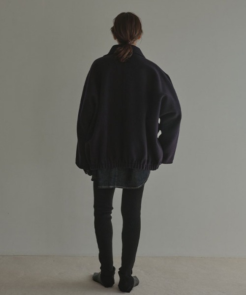 メルトンスタンドネックリバーブルゾン（ブルゾン）｜ETRE TOKYO