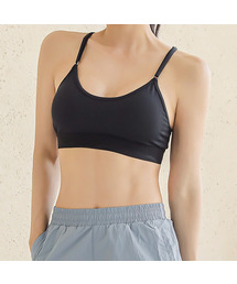 TUBE TREE（チューブツリ―）の「ベーシックラッシュガードブラトップ B731ブラック（水着）」