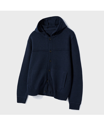 SUARE（スアレ）の「レガシーフードニットネイビー（ニット/セーター）」