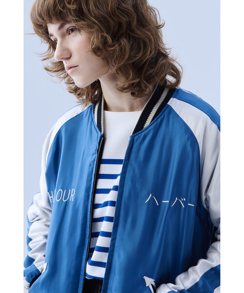 TAILOR TOYO（テーラートウヨウ）の「TAILOR TOYO | 〈別注〉リバーシブル スーベニアジャケット WOMEN（スカジャン・レディース・ブラック・S/M）」の9枚目の写真