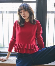 RUFFIE HEM KNIT