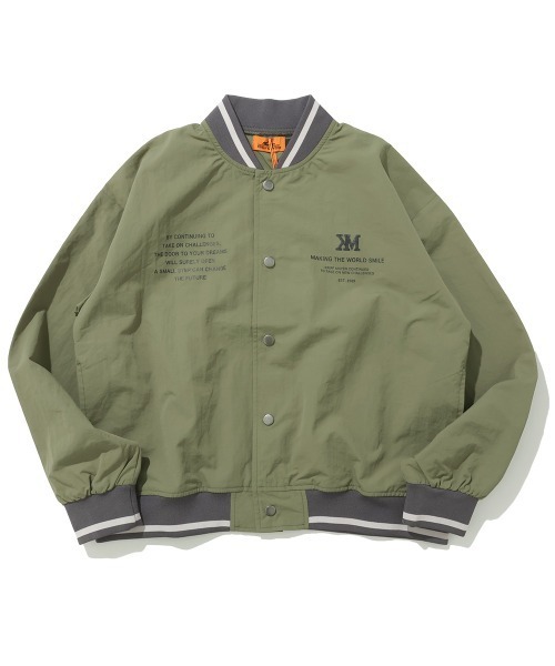 KRIFF MAYER Kid's Collection（クリフメイヤーキッズコレクション）の「シャカシャカスタジャン（スタジャン・キッズ・グレー/ブラック/オリーブ/サックスブルー・120/130/140/150/160/170）」の4枚目の写真