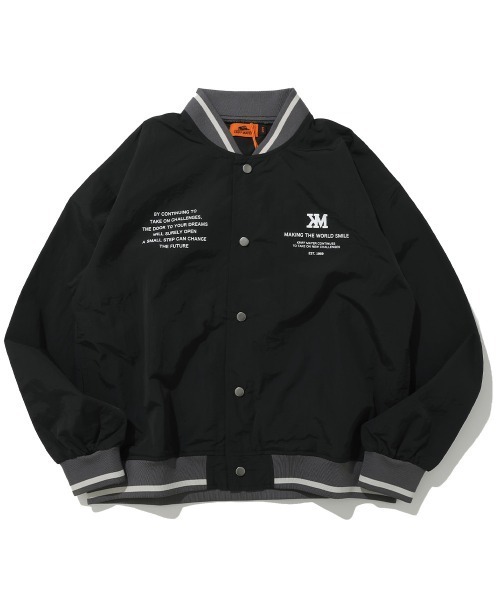 KRIFF MAYER Kid's Collection（クリフメイヤーキッズコレクション）の「シャカシャカスタジャン（スタジャン・キッズ・グレー/ブラック/オリーブ/サックスブルー・120/130/140/150/160/170）」の2枚目の写真