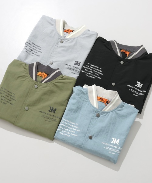 KRIFF MAYER Kid's Collection（クリフメイヤーキッズコレクション）の「シャカシャカスタジャン（スタジャン・キッズ・グレー/ブラック/オリーブ/サックスブルー・120/130/140/150/160/170）」の21枚目の写真