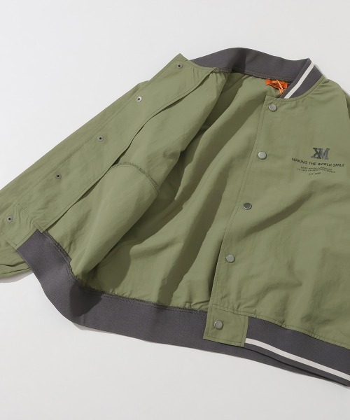 KRIFF MAYER Kid's Collection（クリフメイヤーキッズコレクション）の「シャカシャカスタジャン（スタジャン・キッズ・グレー/ブラック/オリーブ/サックスブルー・120/130/140/150/160/170）」の13枚目の写真