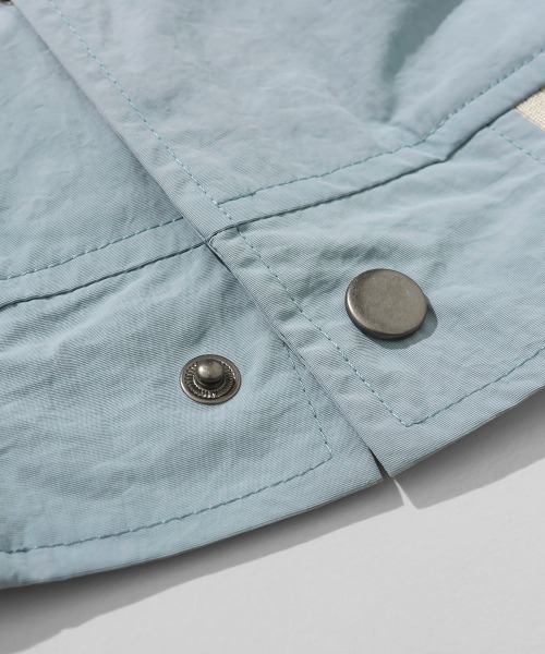 KRIFF MAYER Kid's Collection（クリフメイヤーキッズコレクション）の「シャカシャカスタジャン（スタジャン・キッズ・グレー/ブラック/オリーブ/サックスブルー・120/130/140/150/160/170）」の8枚目の写真