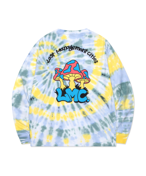 LMCの「TIE DYE MUSHROOM LONG SLV TEE yellow(Tシャツ/カットソー・レディース・その他・MEDIUM/SMALL/X-LARGE/LARGE)」の1枚目の写真