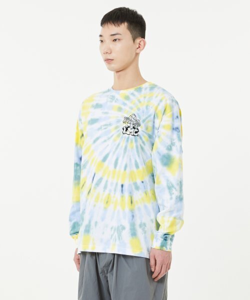 LMCの「TIE DYE MUSHROOM LONG SLV TEE yellow(Tシャツ/カットソー・レディース・その他・MEDIUM/SMALL/X-LARGE/LARGE)」の4枚目の写真