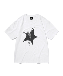 suade（スエード）の「SKULL STAR TEE [WHITE]（Tシャツ/カットソー）」