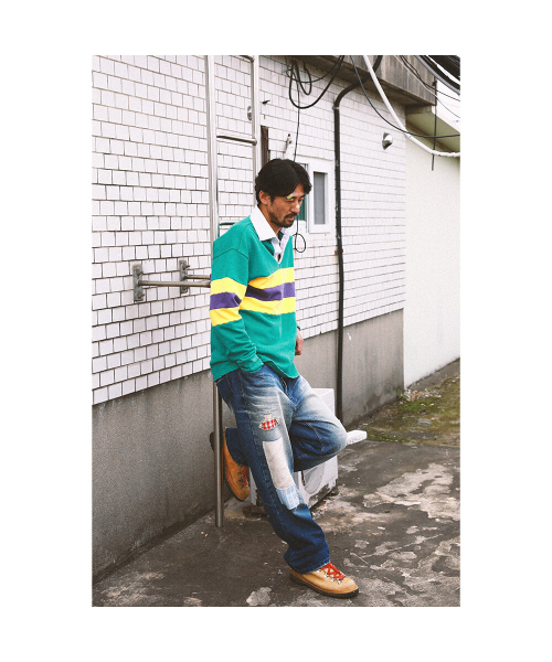 GOODNIES(グーニーズ)の「カットリッシュパッチワークデニムパンツ(デニムパンツ・メンズ・その他・LARGE/X-LARGE)」の8枚目の写真