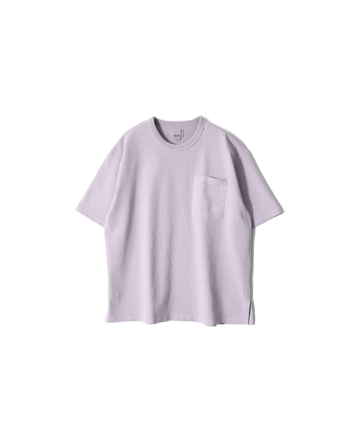 Lawrence Garment Dyeing Short T-shirt Lavender