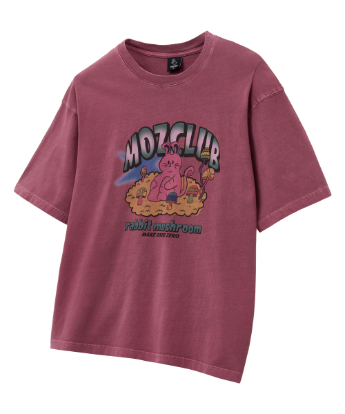MOZMOZ(モズモズ)の「ハイラビット オーバーサイズ ピグメント 半袖Tシャツ ピンク(Tシャツ/カットソー・レディース・その他・M/XXL/XL)」の4枚目の写真