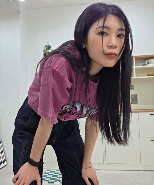 MOZMOZ(モズモズ)の「ハイラビット オーバーサイズ ピグメント 半袖Tシャツ ピンク(Tシャツ/カットソー・レディース・その他・M/XXL/XL)」の6枚目の写真