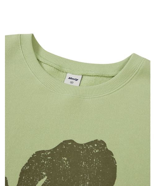 MMLG（エムエムエルジー）の「[Mmlg] Mm RABBITS PICNIC SWEAT (BABY LEAF)（スウェット・レディース・その他・SMALL/MEDIUM/LARGE/X-LARGE）」の3枚目の写真