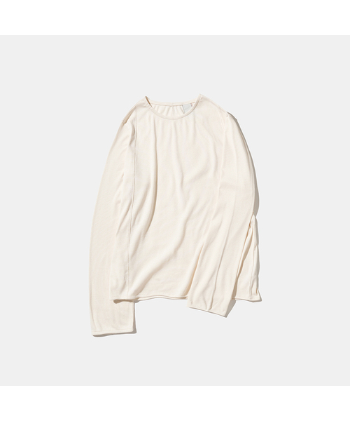 Diamond Layla(ダイアモンドレイラ)の「Modal Second Layer Longsleeve T101 Ivory(Tシャツ/カットソー・レディース・アイボリー・MEDIUM/LARGE)」の1枚目の写真