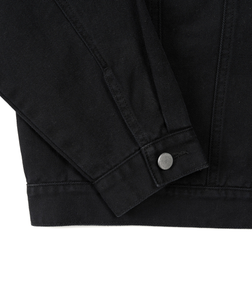 EXCONTAINER（エックスコンテナ）の「ウォッシュドコットントラッカージャケット (WASHED BLACK)（デニムジャケット・メンズ・その他・X-LARGE/LARGE/MEDIUM）」の7枚目の写真
