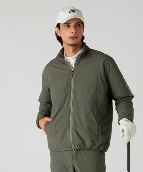 メンズ カルバック スタンド ブルゾン 防風 ヨコストレッチ 撥水 透湿