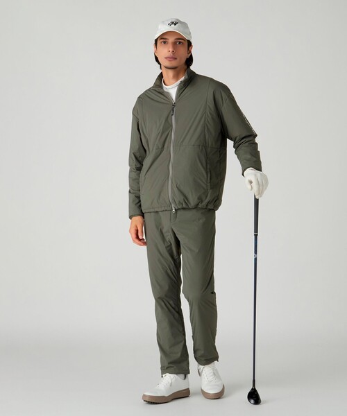 メンズ カルバック スタンド ブルゾン 防風 ヨコストレッチ 撥水 透湿