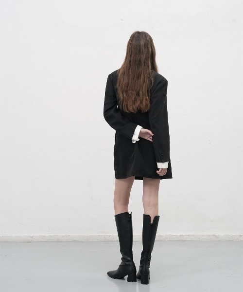 GENERAL IDEA(ジェネラルアイデア)の「【GENERAL IDEA】カフスミニワンピース / CUFFS COLORATION MINI ONE PIECE(ワンピース・レディース・ブラック・S/M/L)」の5枚目の写真