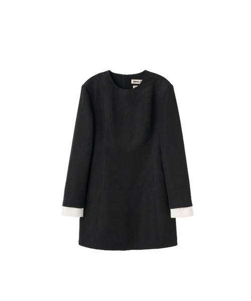 GENERAL IDEA(ジェネラルアイデア)の「【GENERAL IDEA】カフスミニワンピース / CUFFS COLORATION MINI ONE PIECE(ワンピース・レディース・ブラック・S/M/L)」の9枚目の写真