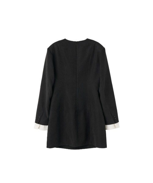 GENERAL IDEA(ジェネラルアイデア)の「【GENERAL IDEA】カフスミニワンピース / CUFFS COLORATION MINI ONE PIECE(ワンピース・レディース・ブラック・S/M/L)」の10枚目の写真