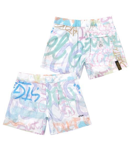 STIGMA(スティグマ)の「22 PAINTING SHORTS WHITE MULTI(その他パンツ・メンズ・その他・LARGE/MEDIUM/X-LARGE)」の1枚目の写真