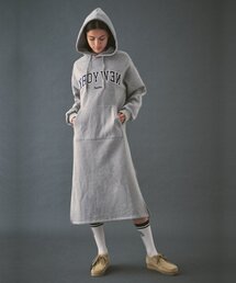 PAPERBOY（ペーパーボーイ）の「ニューヨークフードパーカー ワンピース-メランジ（ワンピース）」