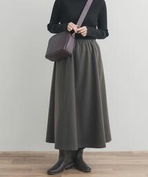 URBAN RESEARCH DOORS | カットギャザースカート｜冬服/暖かい/ウエストゴム/ロング/カジュアル(スカート)