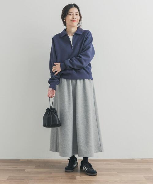 URBAN RESEARCH DOORS（アーバンリサーチドアーズ）の「カットギャザースカート（スカート・レディース・チャコールグレー/ライトグレー/モカ・FREE）」の10枚目の写真