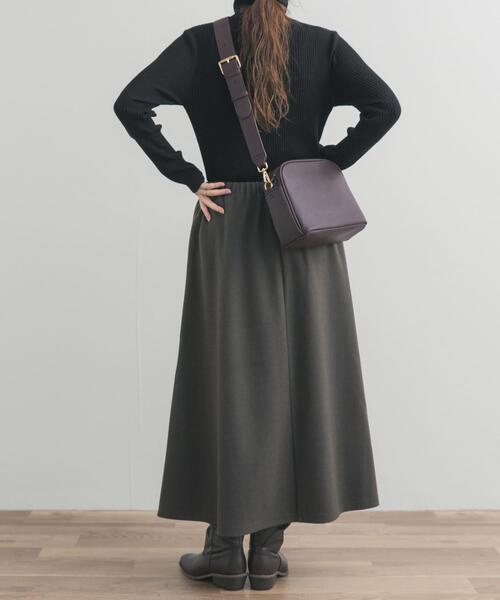 URBAN RESEARCH DOORS（アーバンリサーチドアーズ）の「カットギャザースカート（スカート・レディース・チャコールグレー/ライトグレー/モカ・FREE）」の17枚目の写真