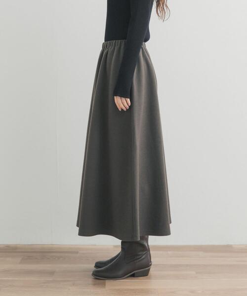 URBAN RESEARCH DOORS（アーバンリサーチドアーズ）の「カットギャザースカート（スカート・レディース・チャコールグレー/ライトグレー/モカ・FREE）」の20枚目の写真