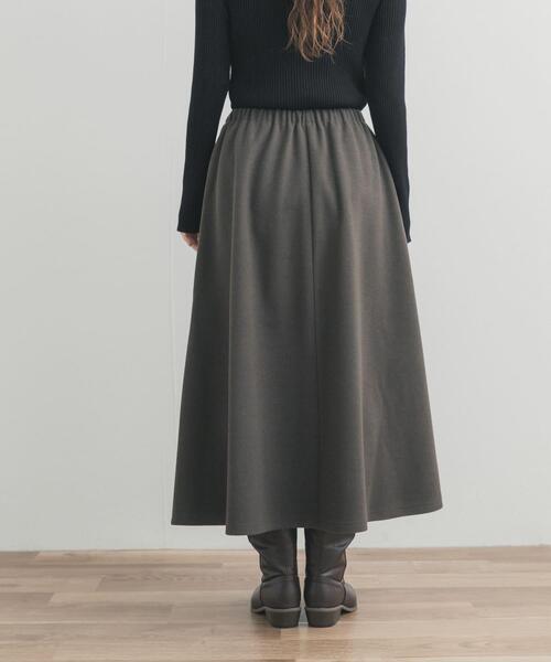 URBAN RESEARCH DOORS（アーバンリサーチドアーズ）の「カットギャザースカート（スカート・レディース・チャコールグレー/ライトグレー/モカ・FREE）」の21枚目の写真