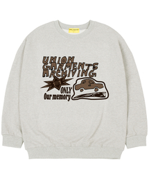 [起毛]アーカイビングオーバーサイズスウェットTシャツオートミール