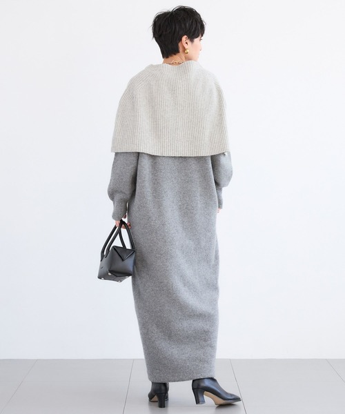 BARNYARDSTORM（バンヤードストーム）の「BARNYARDSTORM / ホールガーメントニットワンピース（ワンピース・レディース・グレー/ブラウン・FREE）」の10枚目の写真