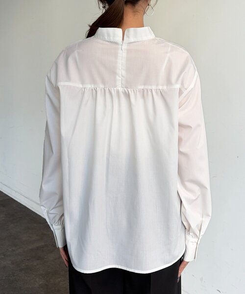 Chez toi（シェトワ）の「ボウタイブラウス（シャツ/ブラウス・レディース・ホワイト/ブラック・FREE）」の6枚目の写真