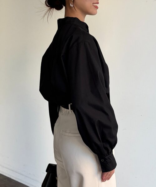 Chez toi（シェトワ）の「ボウタイブラウス（シャツ/ブラウス・レディース・ホワイト/ブラック・FREE）」の15枚目の写真