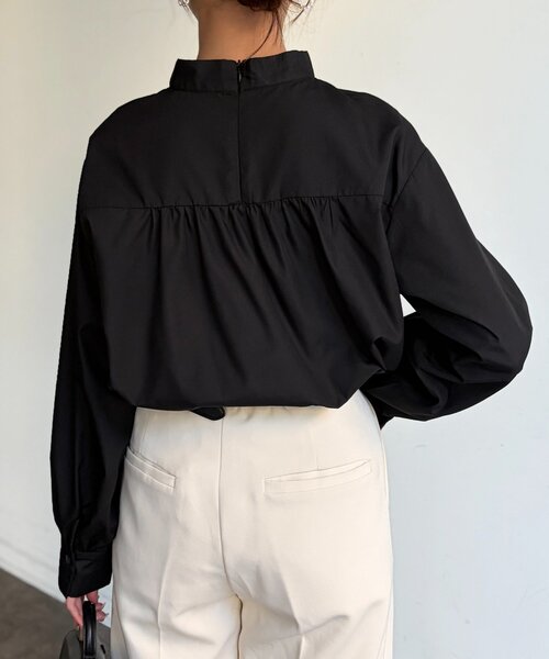 Chez toi（シェトワ）の「ボウタイブラウス（シャツ/ブラウス・レディース・ホワイト/ブラック・FREE）」の16枚目の写真