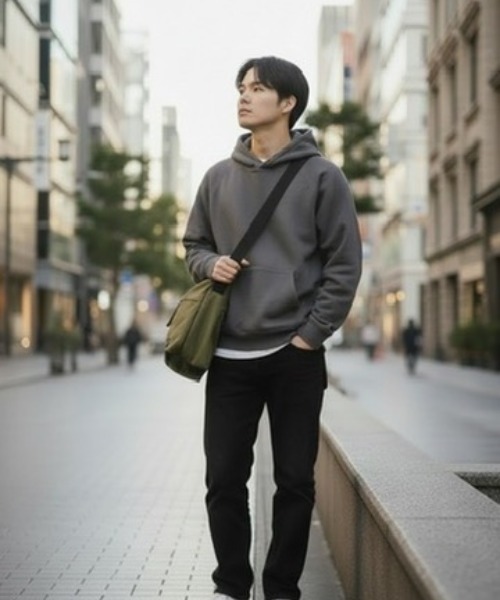 A.en(エイエン )の「A.en Daily Bag Olive(ショルダーバッグ・メンズ・オリーブ・FREE)」の12枚目の写真