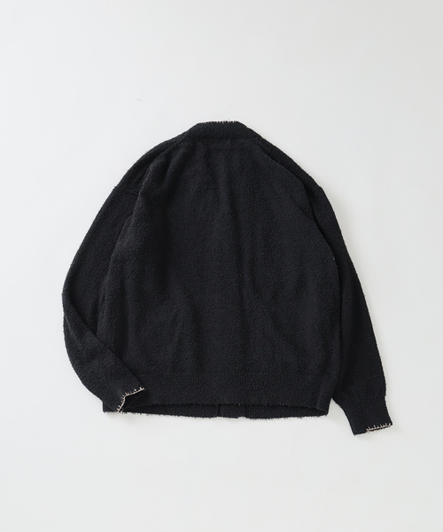 JOURNAL STANDARD J.S HOMESTEAD（ジャーナルスタンダードホームステッド）の「J.S.Homestead / ハンド ステッチ ビアード カーディガン（カーディガン/ボレロ・メンズ・ブラック/キャメル/レンガ・MEDIUM/LARGE）」の11枚目の写真