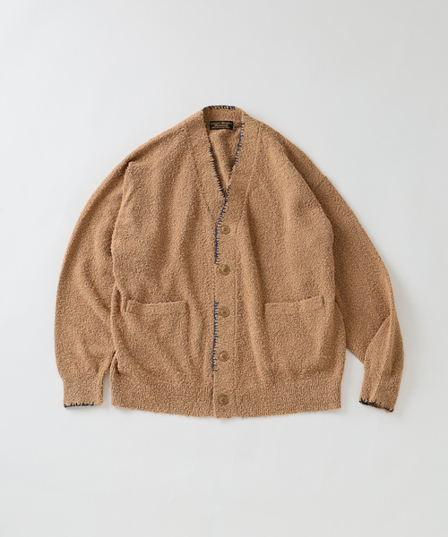 JOURNAL STANDARD J.S HOMESTEAD（ジャーナルスタンダードホームステッド）の「J.S.Homestead / ハンド ステッチ ビアード カーディガン（カーディガン/ボレロ・メンズ・ブラック/キャメル/レンガ・MEDIUM/LARGE）」の13枚目の写真